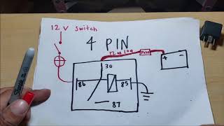 automotive 4 pin and 5 pin RELAY EXPLAINED which one [upl. by Jodee894]