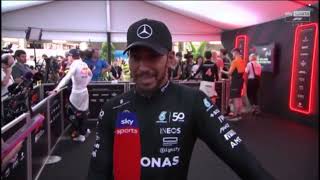 Lewis Hamilton Post Qualifying Interview  Singapore GP 2024 [upl. by Peisch]