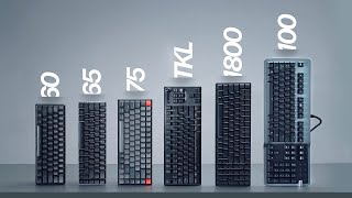 How to Choose the RIGHT Keyboard Size 60 65 TKL 100 [upl. by Sayre]