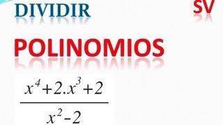 345 Dividir 2 polinomios incompletos [upl. by Ahseuqal]