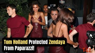 Tom Holland Protected Zendaya From Paparazzi [upl. by Walls]