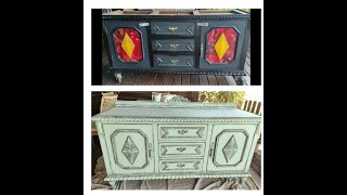 DIY Transformar un aparador en mueble de lavabo Transforming a sideboard into a washbasin cabinet [upl. by Landon]