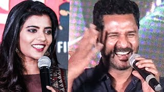 Prabhu Deva Teases Aishwarya Rajessh On Stage  Lakshmi [upl. by Eecyaj]