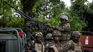 Protestos na República Democrática do Congo [upl. by Enyrb]