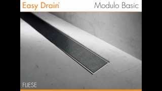 Design Duschrinnen – Easy Drain Modulo Basic amp TAF Deutsch [upl. by Mehala32]