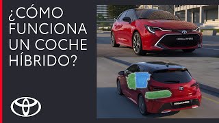 Cómo funciona un coche híbrido autorrecargable  Sístema Híbrido de Toyota [upl. by Retsila652]