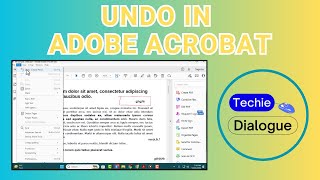 How to Undo in Adobe Acrobat [upl. by Sprung]