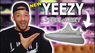 YEEZY BOOST 350 V2 STEEL GREY yeezy adidas sneaker [upl. by Ecirehs542]