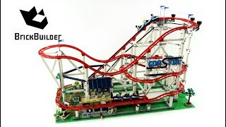 Lego Creator 10261 Roller Coaster  Lego Speed Build [upl. by Anerda405]