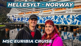 MSC Euribia Cruise in Hellesylt  Norway  Things To Do Hellesylt [upl. by Nettirb]