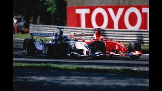 Michael Schumacher vs Juan Pablo Montoya  Monza 2003 [upl. by Naes]