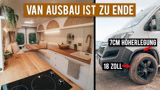 Nach 10 Monaten ist der VAN fertig ∙TÜV Dusche Boden Wasser amp mehr ∙ DIY Camper Selbstausbau 24 [upl. by Retnuh659]