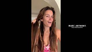 Grow Long LeaveIn Conditioner By Marc Anthony The Secret For Longer Stronger Hair [upl. by Annairba]