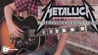 Como tocar quotNothing Else Mattersquot de Metallica  Tutorial Guitarra  TAB HD [upl. by Adner544]