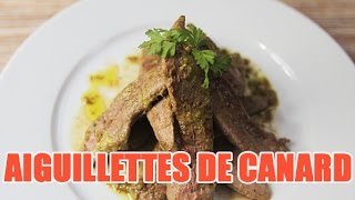 Recette daiguillettes de canard au pesto [upl. by Scrivenor]