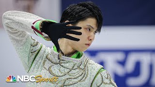 Hanyus incredible short program puts him in first at Worlds  NBC Sports [upl. by Atal72]