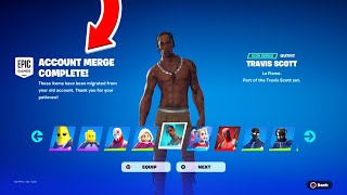 HOW TO MERGE FORTNITE ACCOUNTS 2024 [upl. by Onairam]