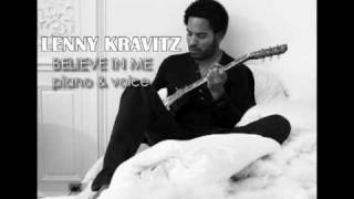 Lenny Kravitz  Believe In Me Piano amp Voice [upl. by Dranal37]