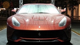 Ferrari F12 Berlinetta  Start up REV loud acceleration sound [upl. by Aehsa242]