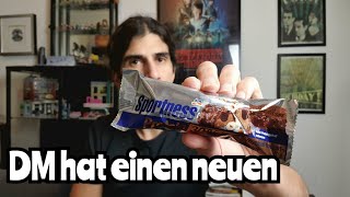 DM Sportness Proteinriegel Hazelnut Nougat Crisp Review [upl. by Oneladgam]