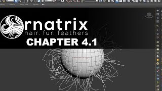 Ornatrix3ds max Episode 41 First part review of Ox Hair from Guides modifier [upl. by Lusar213]