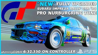 NEW Gran Turismo 7  Subaru Impreza Rally Car 98 Pro Tune  Nurburgring Setup  GT7 July Update [upl. by Aleb]