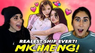 MICHAENG The Camren of Kpop Mina and Chaeyoung 💕 TWICE Ships Reaction [upl. by Nileve]