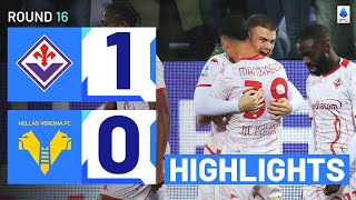 FIORENTINAVERONA 10  HIGHLIGHTS  Beltràn edges Verona at the Franchi Stadium  Serie A 202324 [upl. by Sokram649]