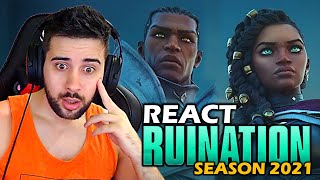 REAGINDO A quotRUINATIONquot Cinematic  Season 2021  React – League of Legends [upl. by Navlys]