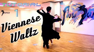 Viennese Waltz Lesson  How to dance Natural amp Reverse Turns  Footwork amp Technique for Beginners [upl. by Hertberg447]