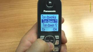 Panasonic KXTG6811  Cyfrowy Telefon Bezprzewodowy PREZENTACJA [upl. by Peedus]