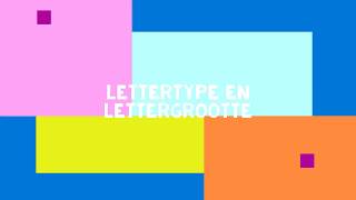 Lettertype en lettergrootte [upl. by Adest]