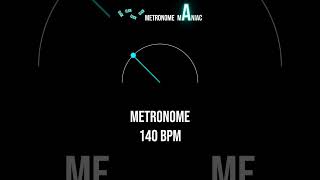 METRONOME 140 BPM 🎶 shorts [upl. by Haymo]