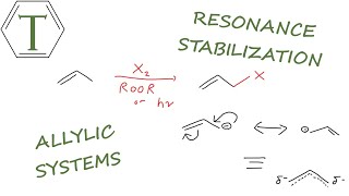 Allylic Halogenation and Substitution  Organic Chemistry Lessons [upl. by Llerrem]