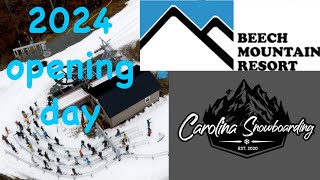 Carolina Snowboarding  Opening Day  Beech Mountain  insta360 [upl. by Ulberto]