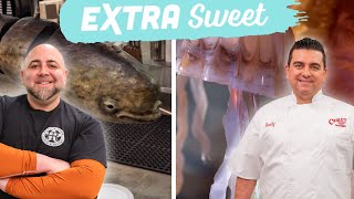 Buddy amp Duff Make Incredible OceanThemed Cakes 🐠 Buddy vs Duff  Food Network [upl. by Elisee]