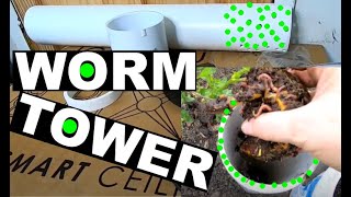 How To Make An Easy DIY Worm Compost Tower In Your Garden [upl. by Outhe]