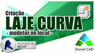 Revit 2015  Criando Laje Curva Modelar no local [upl. by Seften]