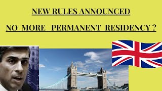 No more permanent residency in uk  New rules announced  permanent residency uk [upl. by Wyler]