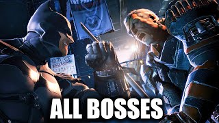 Batman Arkham Origins  All Boss Fights and Ending [upl. by Durno]