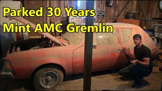 Will it Run amp SELL 73 AMC Gremlin  30 years in a Barn [upl. by Hadeis]