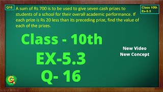 Ex 53 Q16 Class10  AP Chapter 5  Exercise 53  Class10 NCERT  Class10 Ex 53 Q16  Green Board [upl. by Simonsen]