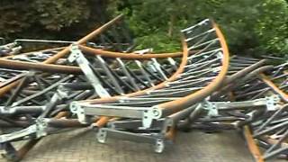 Behind the Scenes tour Alton Towers c2006 Black Hole etc [upl. by Alesiram]