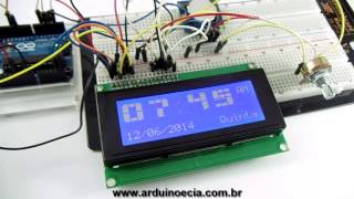 Como usar um display LCD 20x4 com Arduino [upl. by Peder]