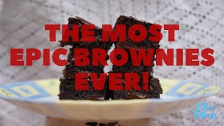 The Most Epic Brownies Ever  Easiest Brownie Recipe  Girl With Goals [upl. by Eniamraj]