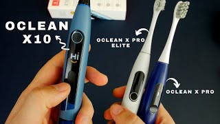 OCLEAN X10  Recenzja i Porównanie do Oclean X Pro  X Pro Elite [upl. by Ahsets835]