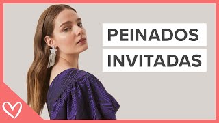 PEINADOS sencillos y resultones para INVITADAS de boda [upl. by Siwel]