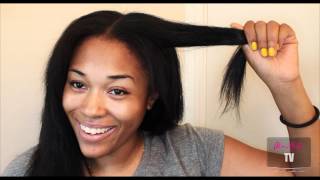 Same GirlDifferent Hair Flat Iron Tutorial [upl. by Nodnnarb70]