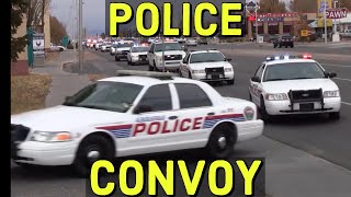 Various Police Sheriff Convoy Lights and Sirens [upl. by Attekram445]