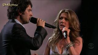 Celine Dion amp Josh Groban Live quotThe Prayerquot HD 720p [upl. by Moriarty]